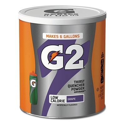 GATORADE POWDER G2 GRAPE6 GALLON CANISTE